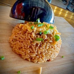 ข้าวผัดมันกุ้งไข่ข้น