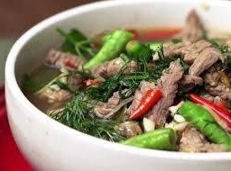 ข้าวสวย + แกงอ่อมเนื้อ