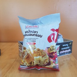 หนังปลาแซลมอนกรอบ