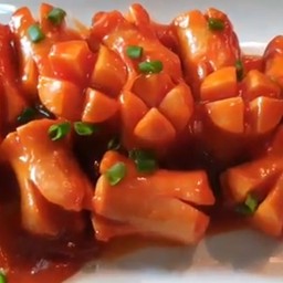 ไส้กรอกผัดซอสเทอริยากิ