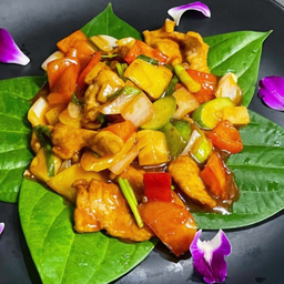 Pork Sweet Sour Sauce หมูผัดเปรี้ยวหวาน