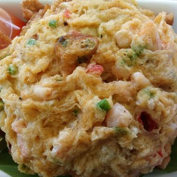 ข้าวไข่เจียว กุ้งสด พิเศษกุ้ง