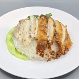 ข้าวมันไก่คู่ธรรมดา