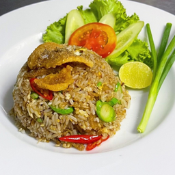 Fried Rice with Fried Fish ข้าวผัดปลาสลิด