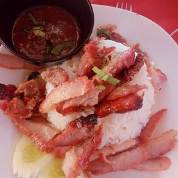 ข้าวหน้าหมูย่าง