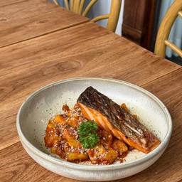 022Salmon homemade Gnocchi Bolognese