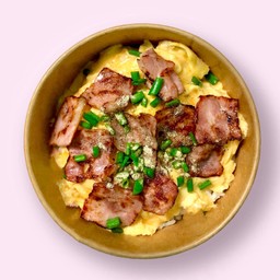 ข้าวไข่ข้นเบค่อน