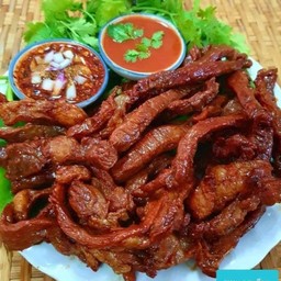 หมูแดดเดียวทอด