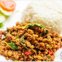 ข้าวกระเพราหมู