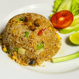 Fried Rice Kale Salted Fish ข้าวผัดคะน้าปลาเค็ม