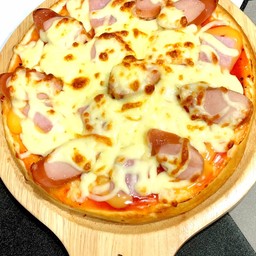 พิชซ่า ไส้กรอก แฮม M