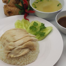 ข้าวมันไก่ต้มธรรมดา
