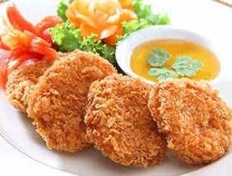 ทอดมันกุ้ง4ชิ้น