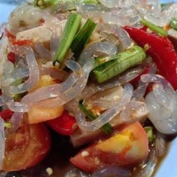 ยำเส้นแก้วหมูสับ