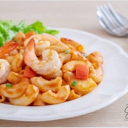 มักกะโรนีกุ้ง