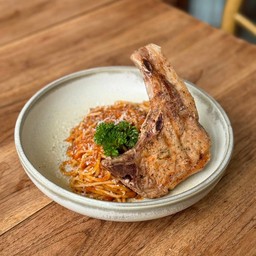 026Pork chop spaghetti bolognese