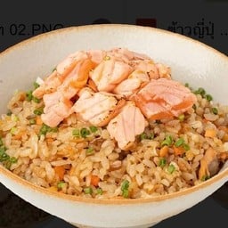 ข้าวผัดแซลมอน