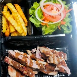 [อร่อยซ่ากับโค้ก] สเต็ก ไก่ +  โค้ก ออริจินัล (กระป๋อง) 