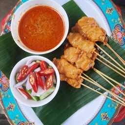 หมูสะเต๊ะ 10 ไม้