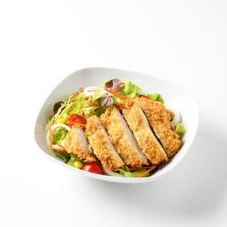 สลัดปลาทอด FISH SALAD