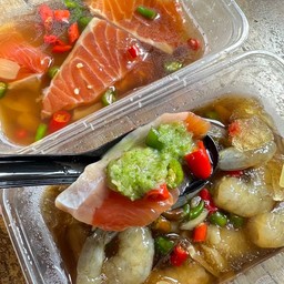 ร้านนกกุ้งสด กุ้งเผา