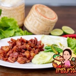 แหนมกระดูกอ่อนทอด