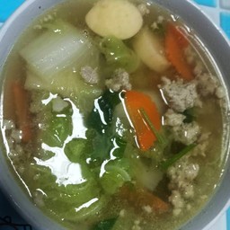 ต้มจืดเผักกาดขาวต้าหู้หมูสับ