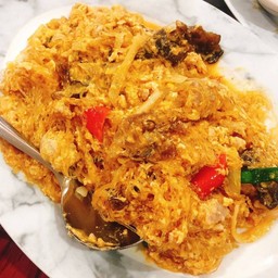 วุ้นเส้นผัดไข่เค็ม