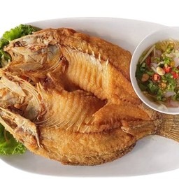 ปลาทับทืมทอดน้ำปลา