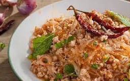 ลาบวุ้นเส้น+ใส่หมูสับแช่ปๆๆรสเด็ด