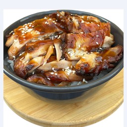 Chicken teriyaki with rice