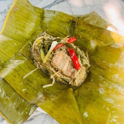 หมกหน่อไม้ใส่หมู