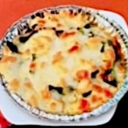 ผักโขมอบชีส