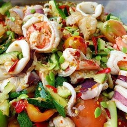 ตำแตงทะเล(กุ้ง, หมึก)