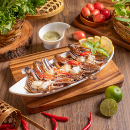 ปูม้าดอง Soysauce pickled Blue crab 酱油腌蓝蟹