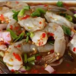 ยำกุ้ง(สด)