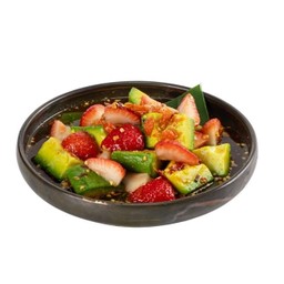 สตอเบอรี่อโวคาโด strawberry with avocado spicy salad