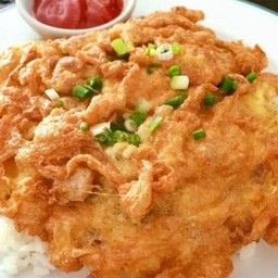 ข้าวไข่เจียวเนื้อสับ