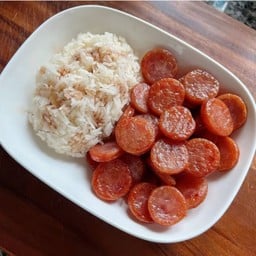 ข้าวกุนเชียงทอด