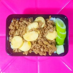 หมูสับซีอิ้ว+เต้าหู้ไข่