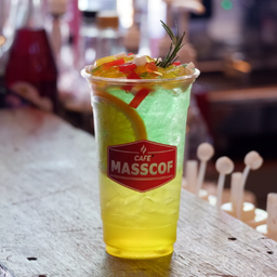 สับปะรด&แอปเปิ้ล โซดา (เครื่องดื่มสุดซ่าชื่นใจ) D