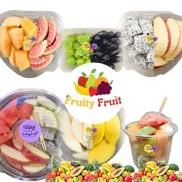 fruity fruit ผลไม้ปอก อาหารทานเล่น