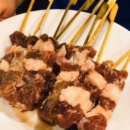 เนื้อโคขุนเสียบไม้