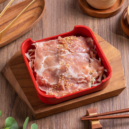 สันคอหมูสไลด์ เล็ก Sliced pork neck small 猪颈肉片 小的