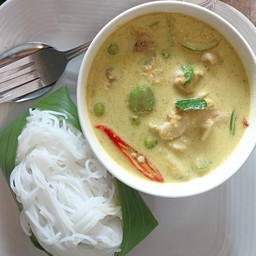 ขนมจีน+แกงเขียวหวาน