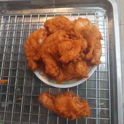 คอไก่ทอดการอบ