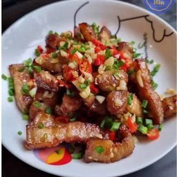 คั่วพริกเกลือ(กับข้าว)