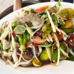 *ตำด๊องแด๊ง+หอยแครง