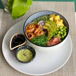 Vegan 'Salmon' Poke Bowl