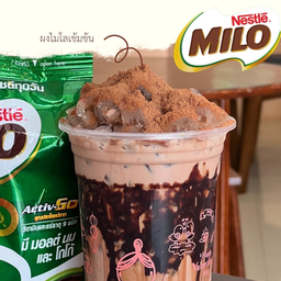 ไมโลโรงเรียนเข้มข้น พร้อมผงไมโล